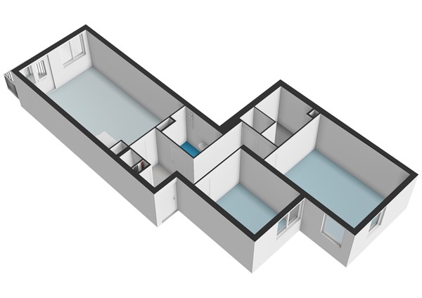 Plattegrond - Nieuwezijds Armsteeg 91, 1012 NB Amsterdam - Nieuwezijds Armsteeg 91 - Amsterdam - Appartement - 3D  _1.jpg